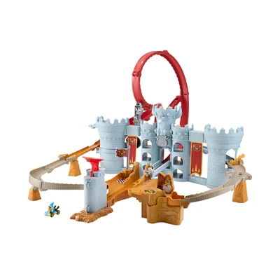 Gambar Hot Wheels Playset Mariokart Bowsers Castle Raceway - Mix