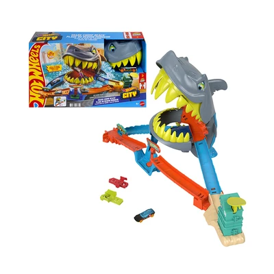 Gambar Hot Wheels City Playset Shark Chomp Beach - Mix