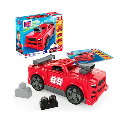 Gambar Mega Bloks Build & Go Race Car Set 26 Pcs - Merah