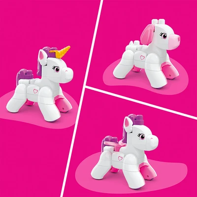 Gambar Mega Bloks Build & Enchant Unicorn Set 26 Pcs - Putih