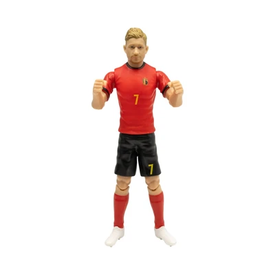 Gambar Top Gear Banbo Sockers Action Figure Kevin De Bruyne Belgia 20 cm - Merah/Hitam