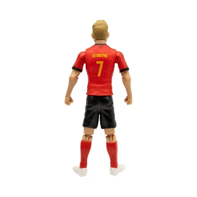 Gambar Top Gear Banbo Sockers Action Figure Kevin De Bruyne Belgia 20 cm - Merah/Hitam