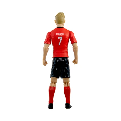 Gambar Top Gear Banbo Sockers Action Figure Kevin De Bruyne Belgia 20 cm - Merah/Hitam