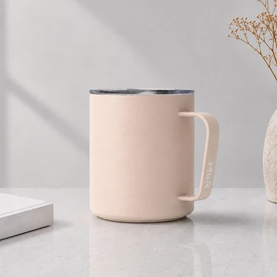 Gambar Miir Camp Cup Mug Vacuum Flask Dengan Tutup 354 ml  - Pink