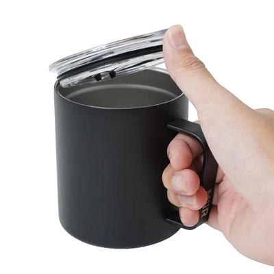 Gambar Miir Mug Vacuum Flask Dengan Tutup 354 ml - Hitam