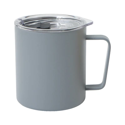 Gambar Miir Basal Mug Vacuum Flask Dengan Tutup 354 ml - Abu-Abu