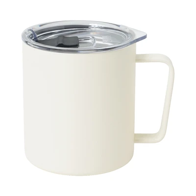Gambar Miir Camp Cup Mug Vacuum Flask Dengan Tutup 354 ml - Putih