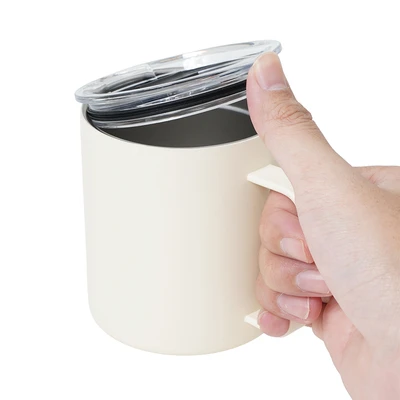 Gambar Miir Camp Cup Mug Vacuum Flask Dengan Tutup 354 ml - Putih