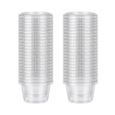 Gambar Culinart Wadah Saus Plastik Sekali Pakai Dengan Tutup 88 ml Set 50 pcs Transparan