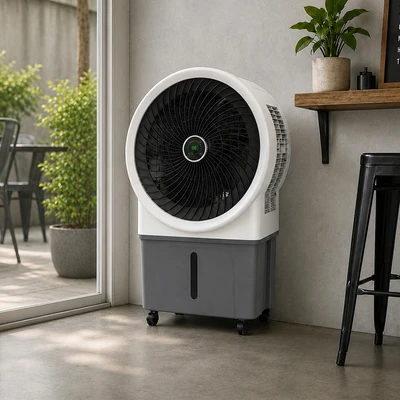 Gambar Krisbow Air Cooler 6000 CMH 60 Liter - Abu-Abu