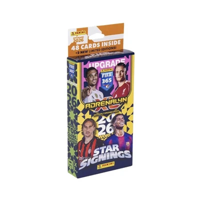 Gambar Panini Kartu FIFA 365 Adrenalyn XL 2026 Soccer Star Signings Blister Random