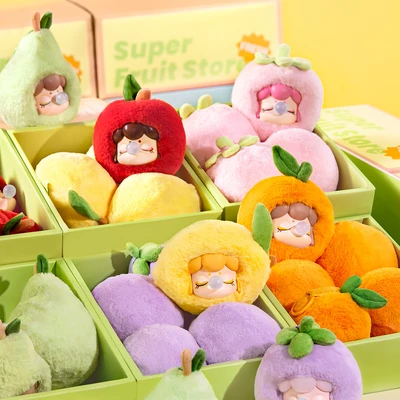 Gambar Rolife Gantungan Kunci Boneka Plush Nanci Fruit Mood Random