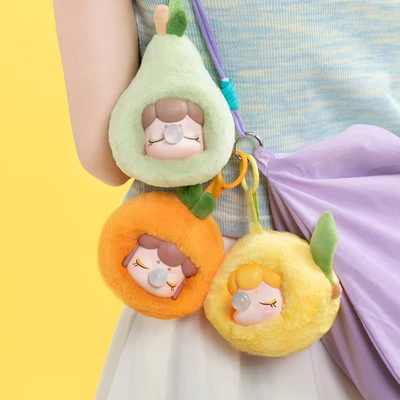 Gambar Rolife Gantungan Kunci Boneka Plush Nanci Fruit Mood Random