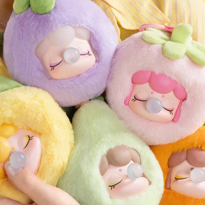 Gambar Rolife Gantungan Kunci Boneka Plush Nanci Fruit Mood Random