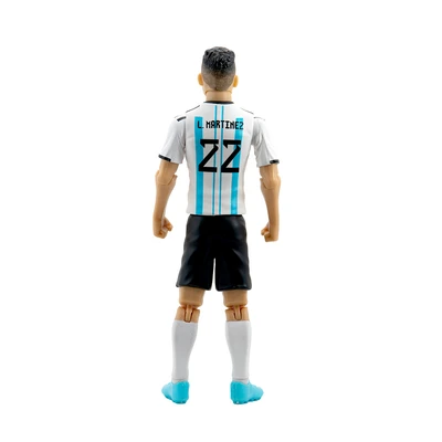 Gambar Top Gear Banbo Sockers Action Figure Lautaro Martinez Argentina 20 cm - Putih/Biru