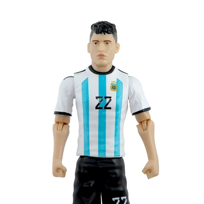 Gambar Top Gear Banbo Sockers Action Figure Lautaro Martinez Argentina 20 cm - Putih/Biru
