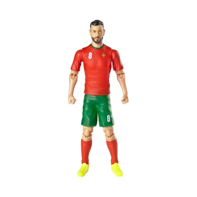 Gambar Top Gear Banbo Sockers Action Figure Bruno Fernandes Portugal 20 cm - Merah/Hijau