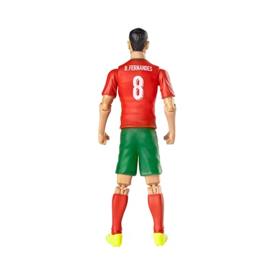 Gambar Top Gear Banbo Sockers Action Figure Bruno Fernandes Portugal 20 cm - Merah/Hijau
