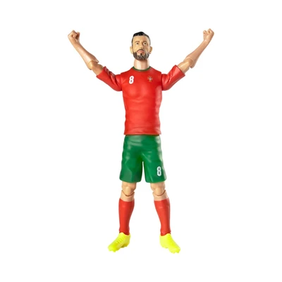 Gambar Top Gear Banbo Sockers Action Figure Bruno Fernandes Portugal 20 cm - Merah/Hijau
