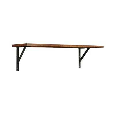 Gambar Stora Bracket Siku Rak Dinding Heavy Duty Steel 20x20 cm Set 2 pcs - Hitam