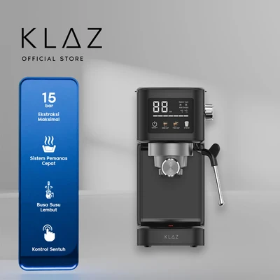 Gambar Klaz Espresso Maker Digital 1.2 Liter 15 Bar 1500 Watt - Hitam