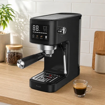 Gambar Klaz Espresso Maker Digital 1.2 Liter 15 Bar 1500 Watt - Hitam