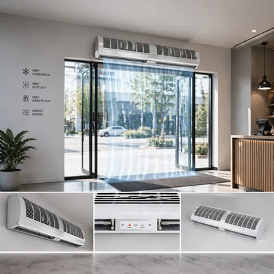 Gambar Krisbow Air Curtain 90 cm - Putih