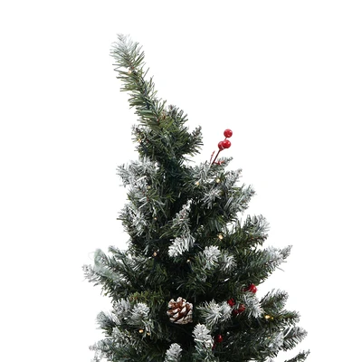 Gambar Noelle Pohon Natal Christmas Prelit Polaris Berry 210 cm - Hijau