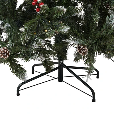 Gambar Noelle Pohon Natal Christmas Prelit Polaris Berry 210 cm - Hijau