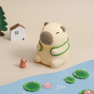 Gambar Eglare Lampu Tidur LED Rechargeable 2.5 Watt Capybara Bag - Cokelat