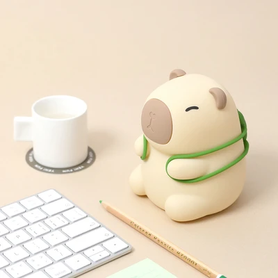 Gambar Eglare Lampu Tidur LED Rechargeable 2.5 Watt Capybara Bag - Cokelat