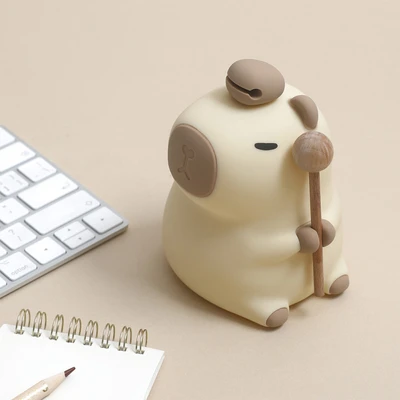 Gambar Eglare Lampu Tidur LED Rechargeable 2.5 Watt Capybara Stick - Cokelat