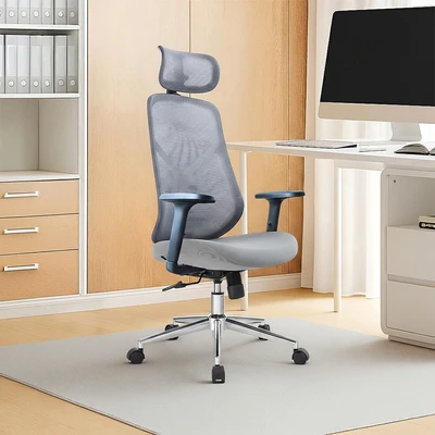Gambar Informa Ziko Kursi Kantor Sandaran Tinggi V2 - Abu-Abu