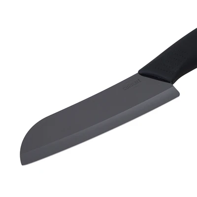 Gambar Culinart Shiny Pisau Santoku 24.4 cm - Hitam