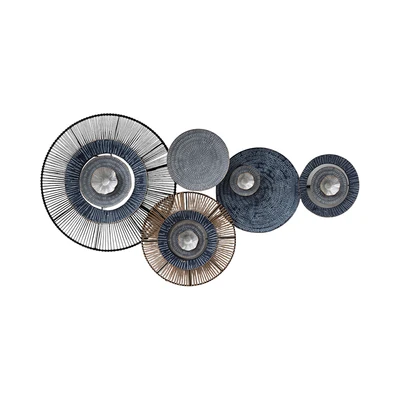 Gambar Informa Hiasan Dinding Multi Plates 116.8x9.5x61.6 cm - Mix