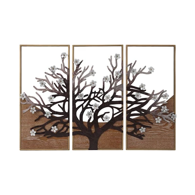 Gambar Informa Hiasan Dinding Multi Tree 28.6x2.5x59.7 cm - Mix
