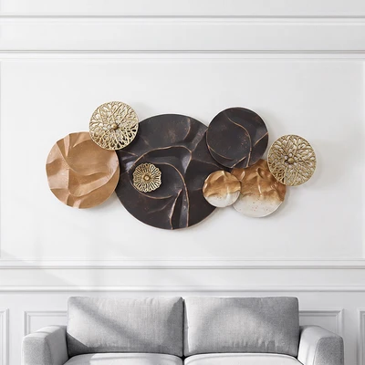 Gambar Informa Hiasan Dinding Multi Plates 134.6x6.4x66 cm - Mix