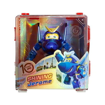 Gambar Alpha Group Superwings Shining Transform Robot Jerome - Biru