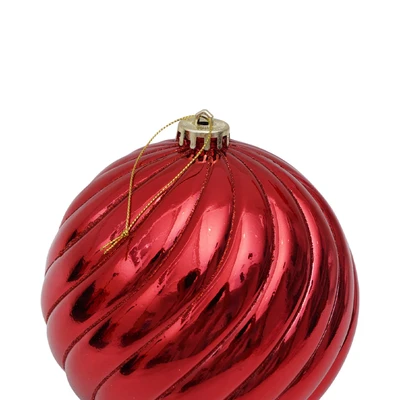 Gambar Noelle Bola Dekorasi Natal Christmas Pumpkin 15 cm Random