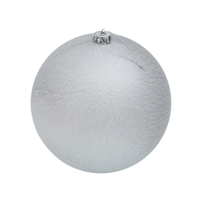 Gambar Noelle Bola Dekorasi Natal Christmas Silver 20 cm Random