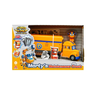 Gambar Alpha Group Superwings Playset Martys Repair Van - Oranye