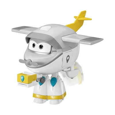 Gambar Alpha Group Superwings Robot Transforming Snap - Kuning/Putih