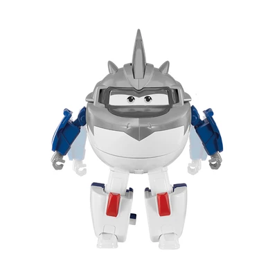 Gambar Alpha Group Superwings Robot Transforming Sharky - Biru/Putih