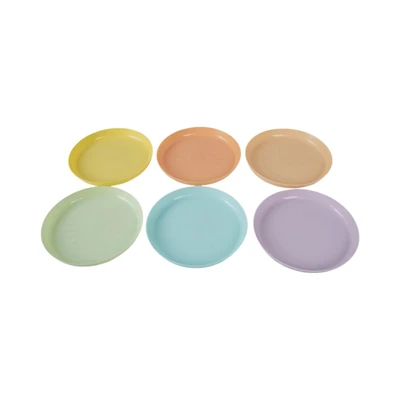 Gambar Culinart Kevlar Piring Makan Plastik Set 6 pcs - Mix