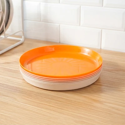 Gambar Culinart Summer Piring Makan Plastik Set 6 pcs Random