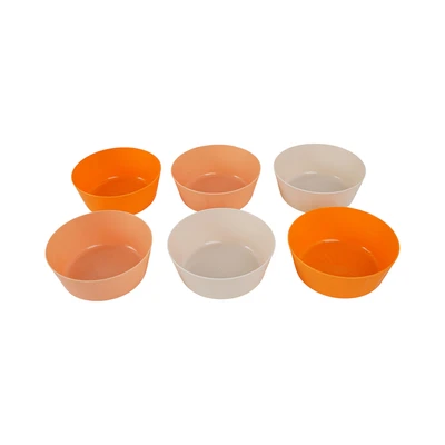 Gambar Culinart Summer Mangkuk Saji Plastik Set 6 pcs 12.3 cm Random
