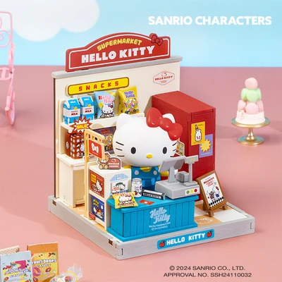 Gambar Rolife Miniatur Hello Kitty Supermarket Snacks Set 94 pcs - Mix
