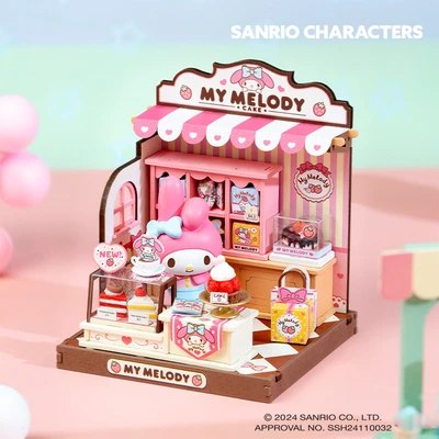 Gambar Rolife Miniatur My Melody Strawberry Cakes Set 86 pcs - Mix
