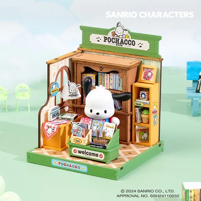 Gambar Rolife Miniatur Pochacco Lovely Bookstore Set 113 pcs - Mix