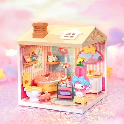 Gambar Rolife Miniatur My Melody Cozy Bubble Bath Set 103 pcs - Mix